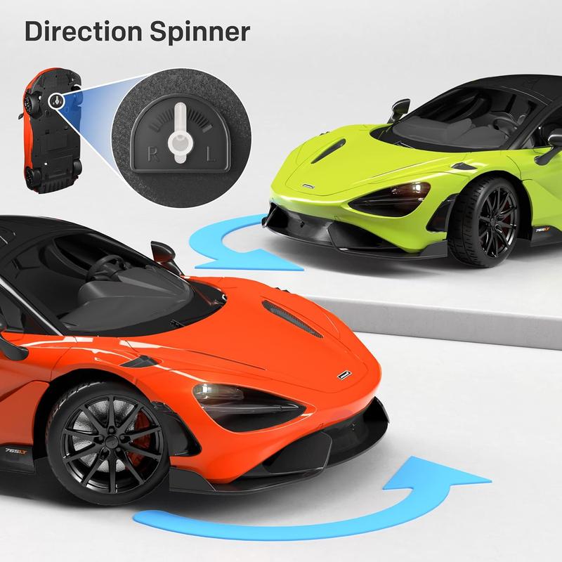 Remote Control Car, McLaren Rc Cars Officially Licensed 1 12 Scale 7.4V 900mAh Toy Car with 12km h Fast Model Car Headlight for Adults Kids Boys Age 6-12 Year Birthday Ideas Gift Orange