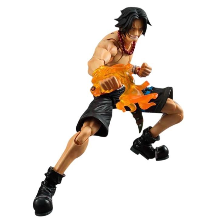 Portgas D Ace Action Figure 7 Inch Action Figure Anime Figure with Changeable Face, Handmade Toy, Desk Decor, Gifts