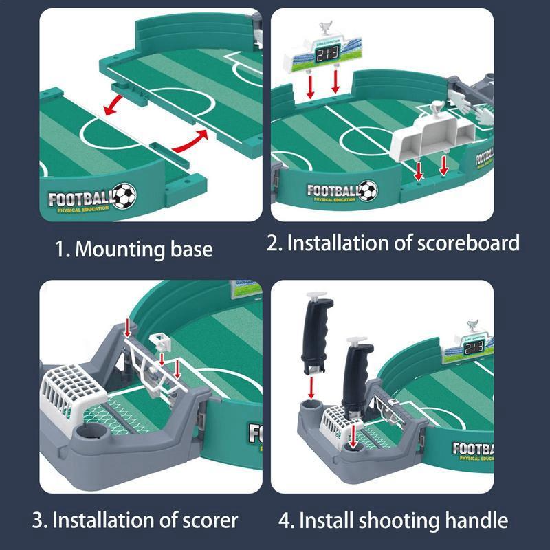 Soccer Tabletop Match Game, 1 Set Desktop Interactive Soccer Game, Table Top Games