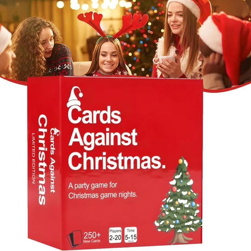 Cards Against Christmas - Game for Christmas Nights, Conversation Card Games for Adults Parties, A Party Cards Game for Christmas Game Night, a Fun Family Christmas Game (1Pc)