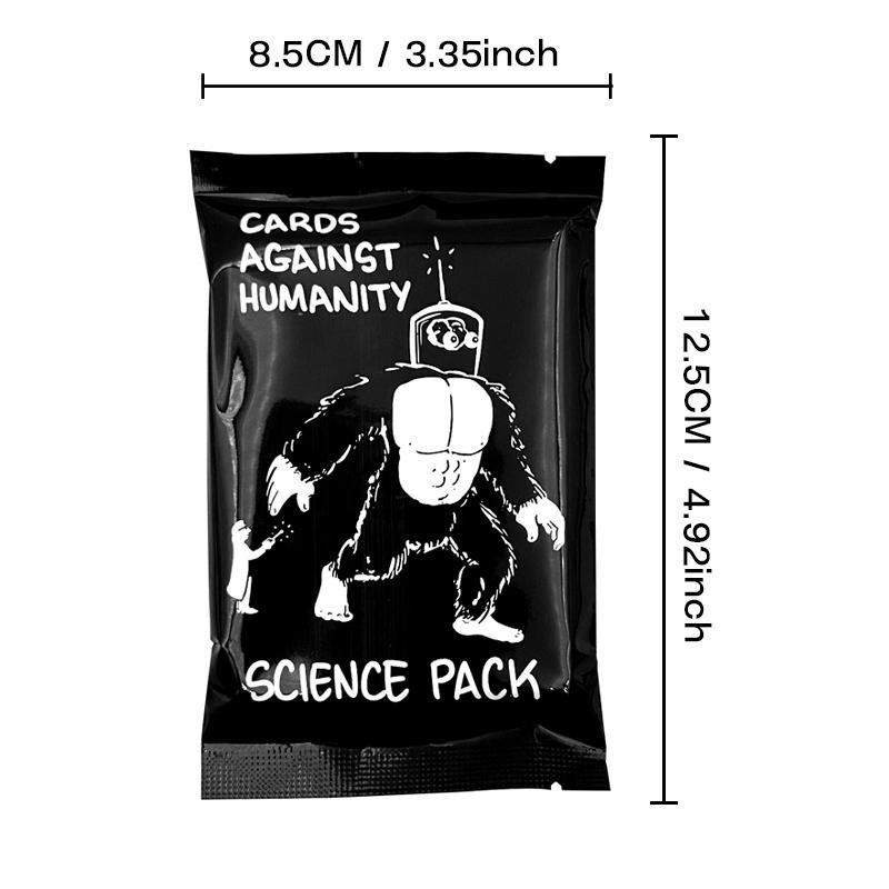 Seasons Greetings Pack Science Pack, 1 Bag Cards Against Humanity, Mini Expansion Pack, Funny Card Game for Festival Party Christmas Toy Gift