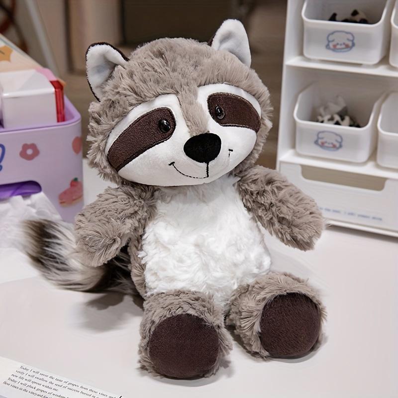 Cute Raccoon Design Stuffed Toy, 9.84inch Soft Plush Animal Doll, Birthday Holiday Festival Decor, Perfect Gifts for Kids