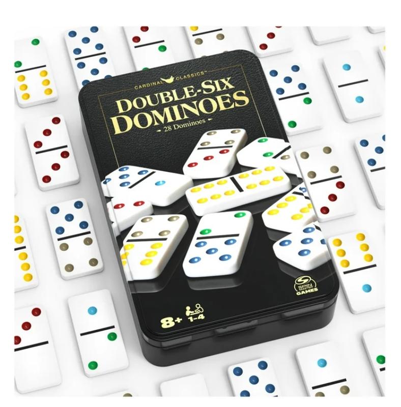 #Game best Double Six Dominoes Set in Storage Tin, for Ages 8+ #fast #delivery