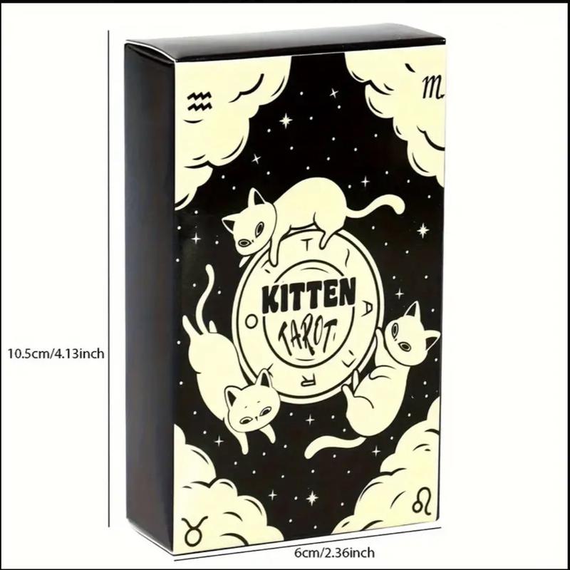 78 piece Kitten tarot cards deck