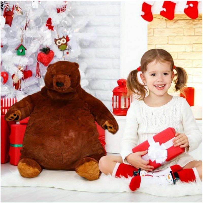 1pc, Djungelskog Bear Giant Stuffed Bear Plush Toy, Cute Plush Toy, Soft Plush Doll, Toys For Kids, Birthday Gifts For Boys And Girls, Gifts For Kids, Children's Gifts, Party Gifts (Brown, 31.5in 80cm)