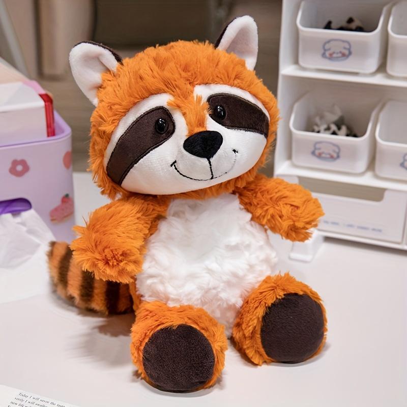 Cute Raccoon Design Stuffed Toy, 9.84inch Soft Plush Animal Doll, Birthday Holiday Festival Decor, Perfect Gifts for Kids