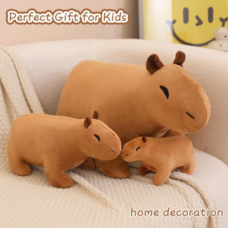 Capybara Design Plush Toy, Cute Stuffed Animal Plushie, Soft and Comfy Plush Pillow for Kids and Adults, Lovely Pillow Cushion, Cute Gifts for Children,  Birthday Gifts