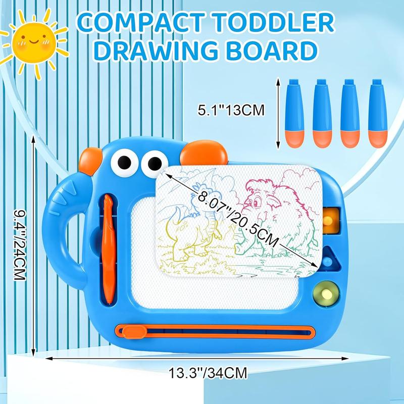 Magnetic Drawing Board for Toddler Boys, Toys for 1 2 3 Year Old Boy, Mess Free Doodle Board Pad, Kids Magna Writing Board, Educational Toys for Toddlers 1-3, Etch Sketch Birthday Xmas Gifts for Boy