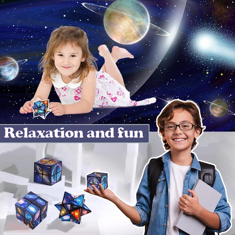 Toys for Boys Age 8-12 Gifts for 9 10 11 12 Year Old Boy Girls, Infinity Cube Fidget Toy for Kids Ages 8-10 Star Cubes for Boys Girl Toys 10-12 Years Old Birthday Presents Gift Ideas