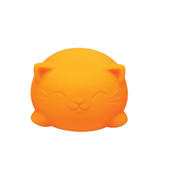 Schylling NeeDoh Cool Cats - Squishy, Sqeezy, Stretchy Stress Ball Cats - 4 assorted colors - Ages 3 and up - One randomly selcted piece stress ball