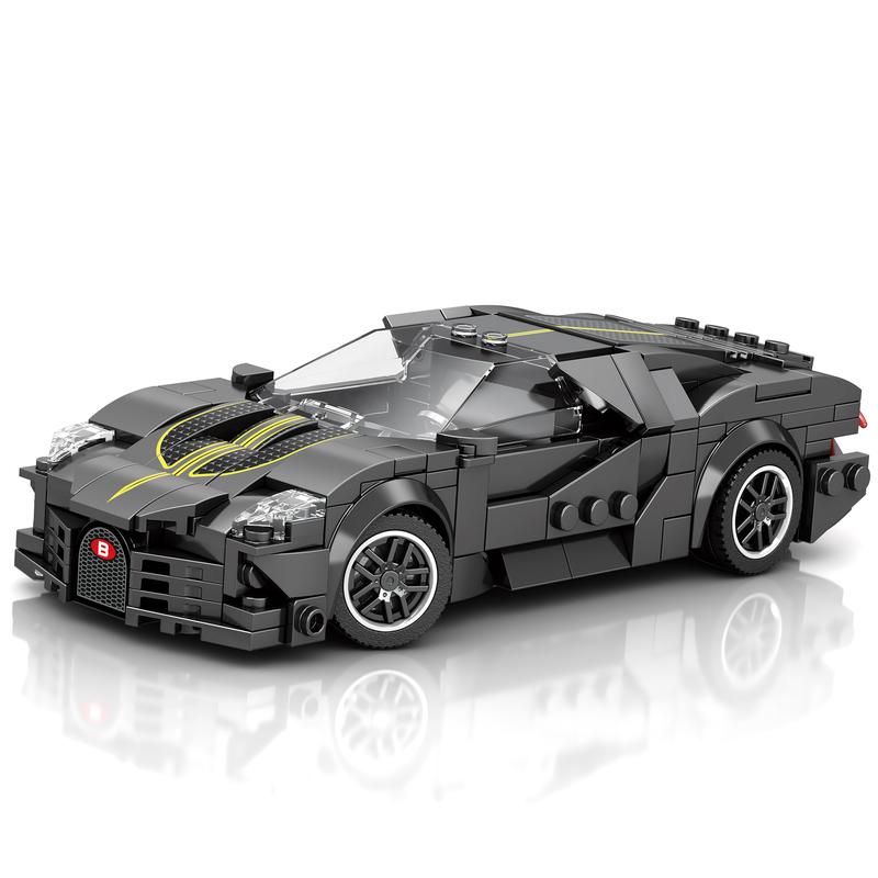 Reobrix La Voiture Noire Supercar Building Set, Super Race Vehicles Building Toy Birthday for Kid Aged 6+.(339PCS)