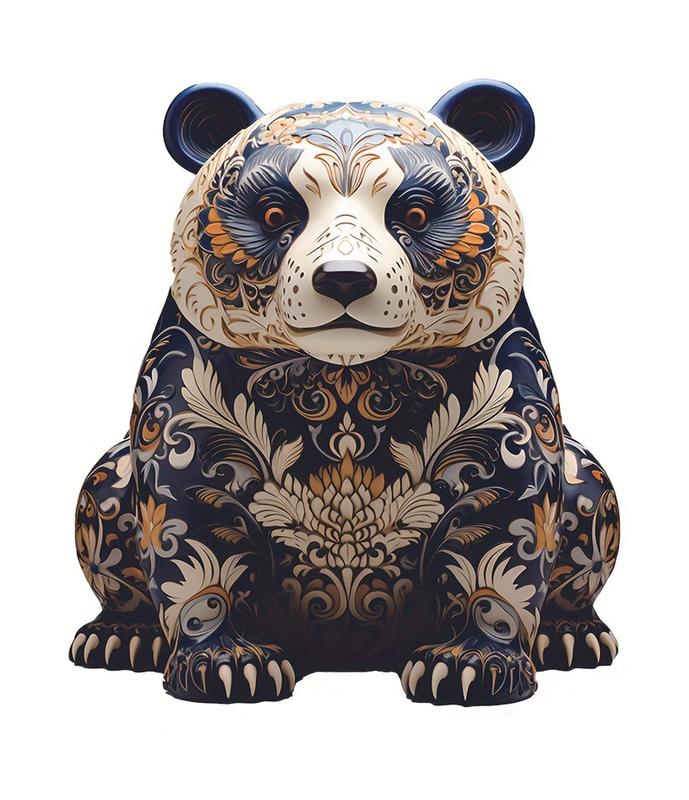 JomaLuLa Panda Wooden Jigsaw Puzzles Magic Puzzles, Unique Irregular Shaped Wooden Puzzles Make A Perfect Gift For Holiday Christmas, Birthday, Father's Day, Mother's Day, Halloween, Thanksgiving gifts