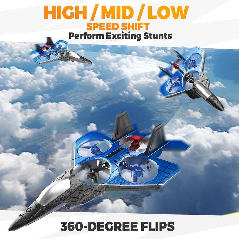 Christmas Remote Control Helicopter Gift Set,drones for beginners rc airplanes,BEZGAR RC Fighter Aircraft F-22 Raptor Aircraft Jet RC Stunt Aircraft rc flying Toys,   rc model Birthday Gift, 360° air roll airplane,for Adults and Kids,rc planes for adults