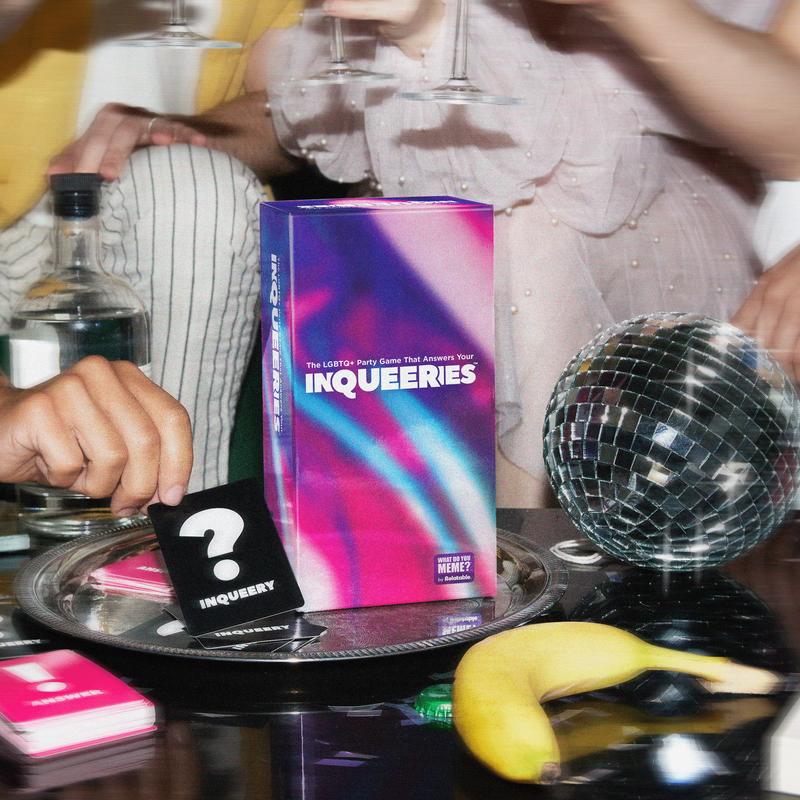 InQueeries - The LGBTQ+ Party Game with 450 Cards and Crown by Relatable