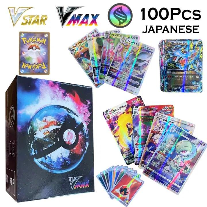 300 Pcs Version Pokemon Vmax Card Shining TAKARA TOMY Cards Game Battle Carte Trading Children Toy