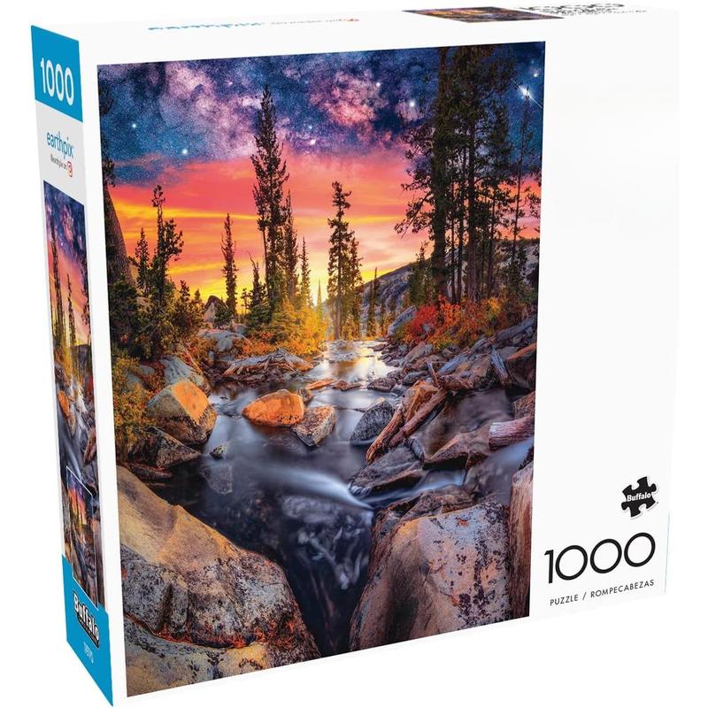 Forest Magic Hour -1000 Perfect Puzzles for Adult Puzzle Challenge Game Night - Completed puzzle sizes of 26.75 x 19.75