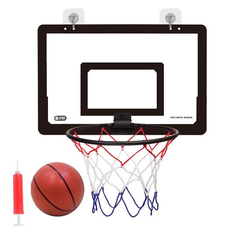 Summer Indoor Basketball Frame Set, Wall Mounted Basketball Backboard with Training Basketball, Home Gym Basketball Training Set, Cruel Summer