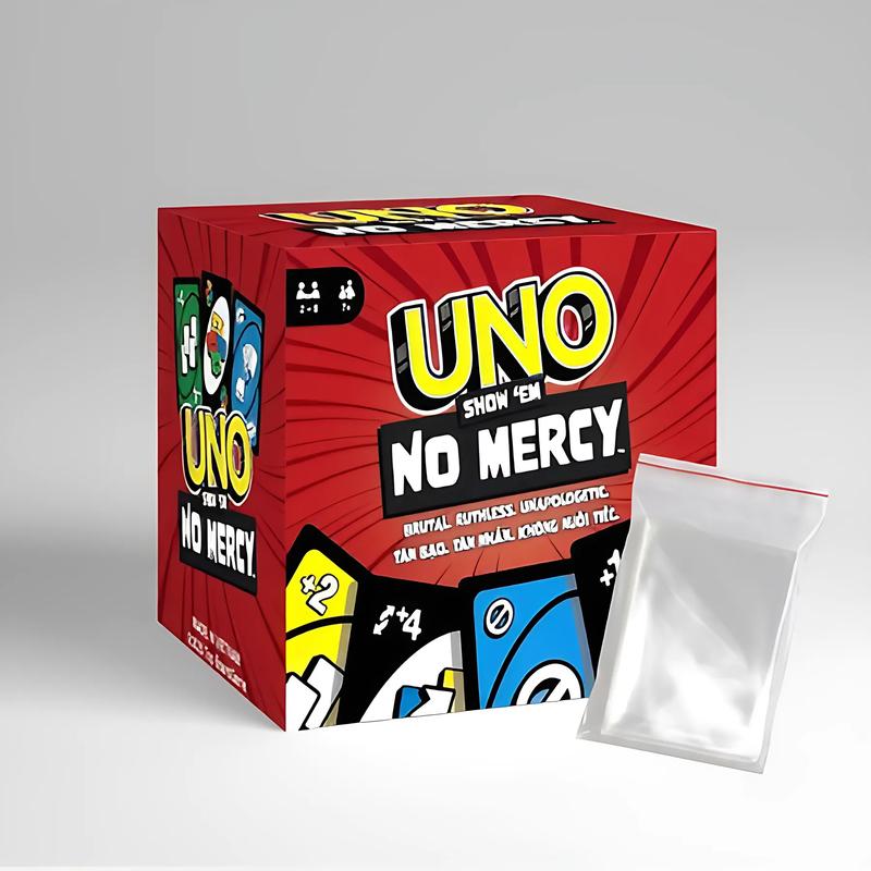 UNO NO MERCY PLUS: an upgraded game, UNO +10 with strict rules TOP BOARDGAME Update