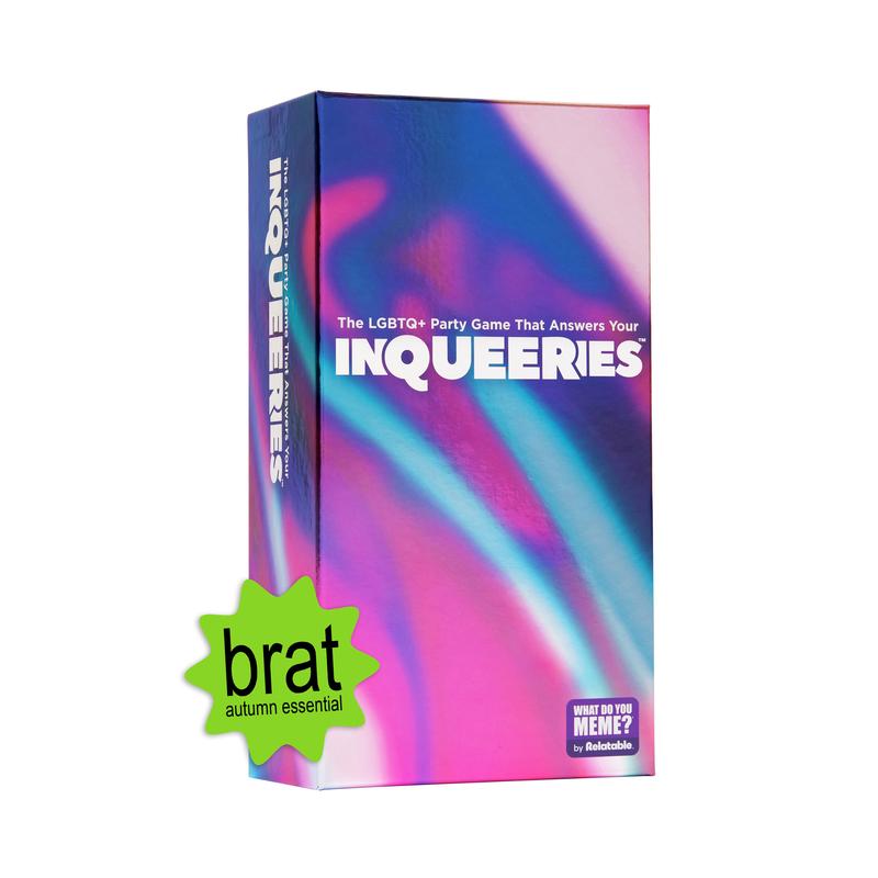 InQueeries - The LGBTQ+ Party Game with 450 Cards and Crown by Relatable