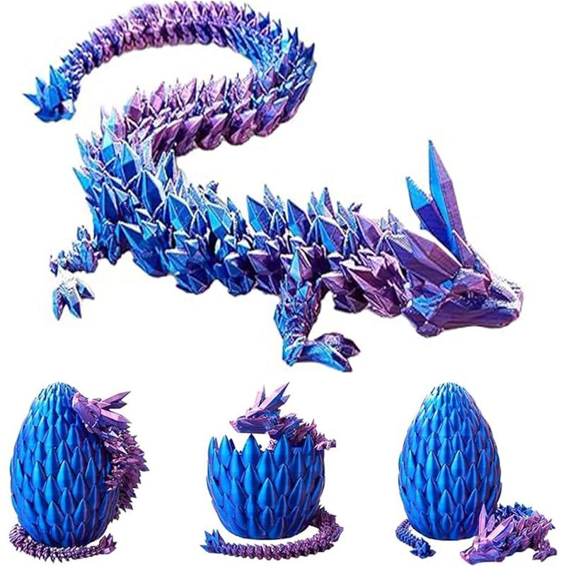 Dragon egg, 3D printed articulated dragon, dragon egg with dragon inside, dragon toy, 3D printed dragon egg toy, suitable for boys and girls toys gifts