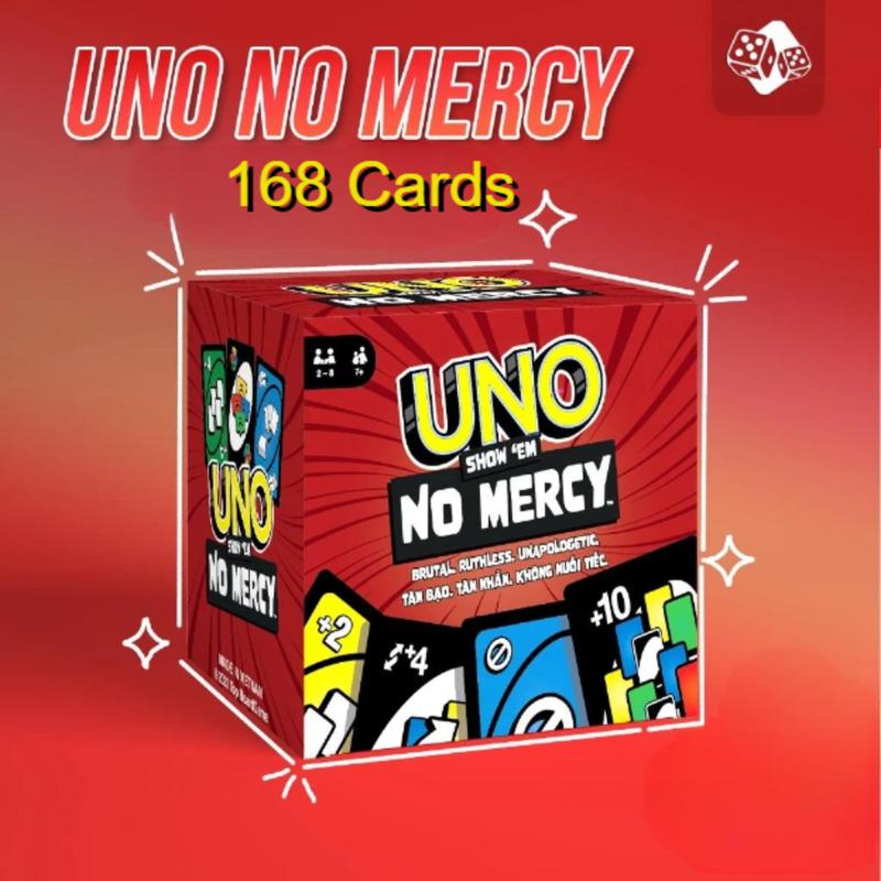 UNO NO MERCY PLUS: an upgraded game, UNO +10 with strict rules TOP BOARDGAME Update