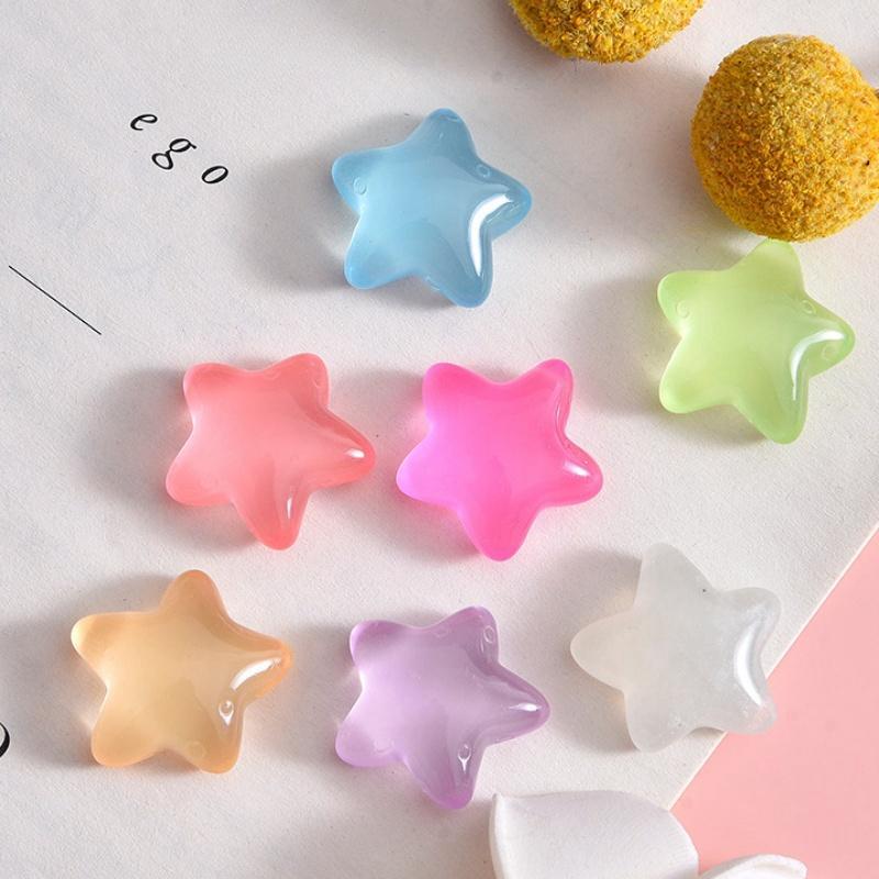 Mini Simulation Cartoon Starfish (20pcs 50pcs), DIY Handmade Jewelry Resin Accessories, Micro Landscape Ornaments For Fish Tank