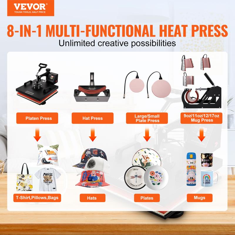 8 In 1 Heat Press 15