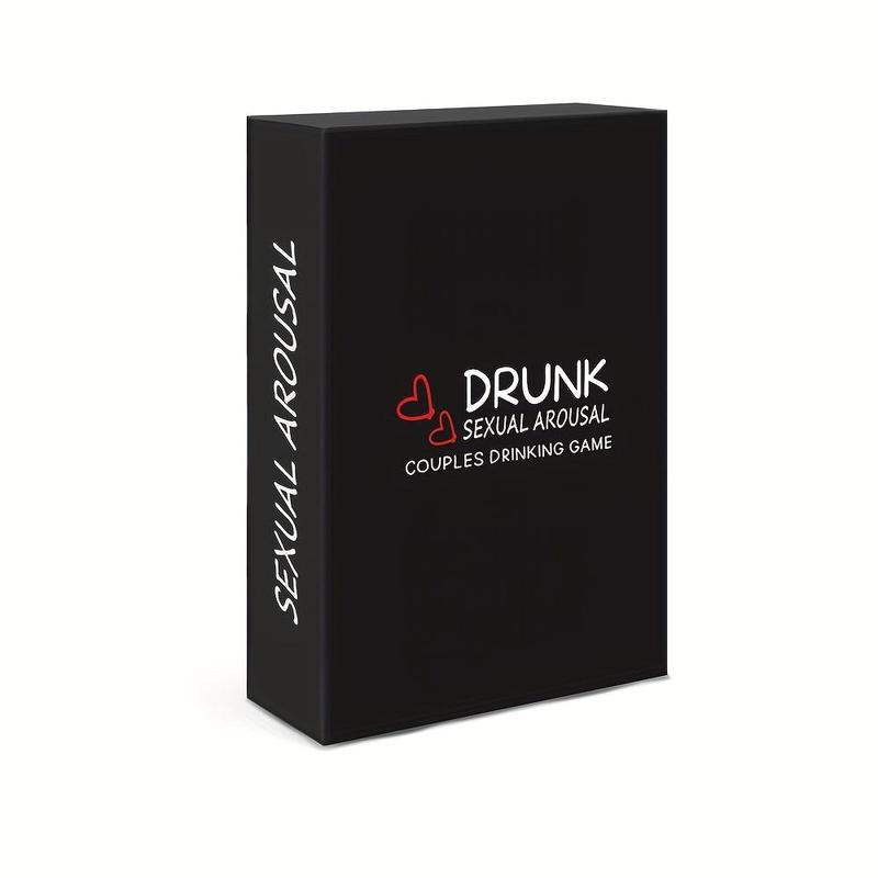 Drunken Card Game, 1 Box Interactive Couple Card Stock, Suitable for Date Night Party Game Adults Valentine's Day