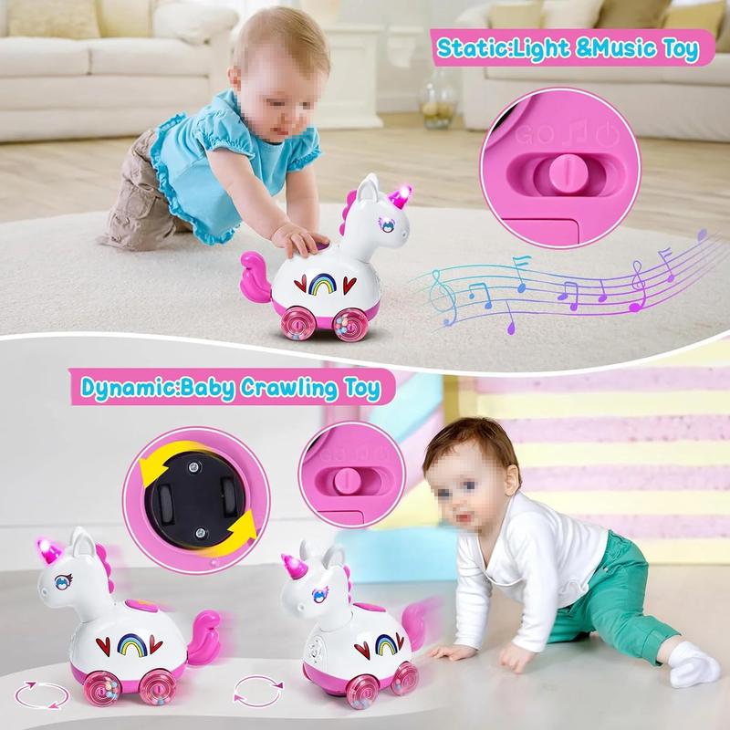 Crawling Walking Toys for Kids, Cute Learning Educational Toys for Christmas Halloween Easter New Year Thanksgiving Gift