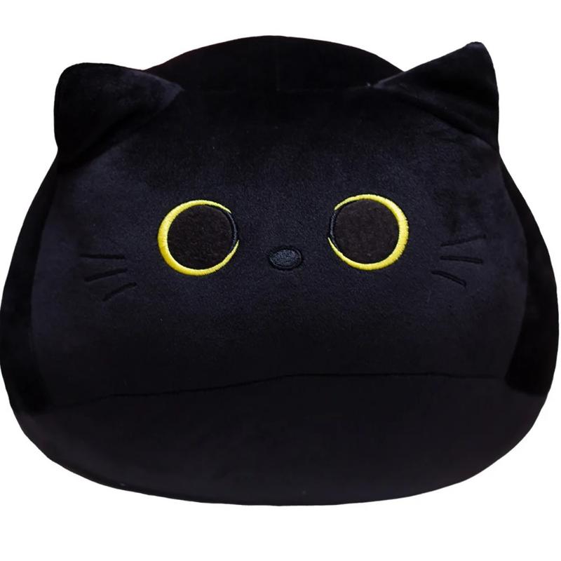 Cute Black Cat Pillow Plush Doll Toy