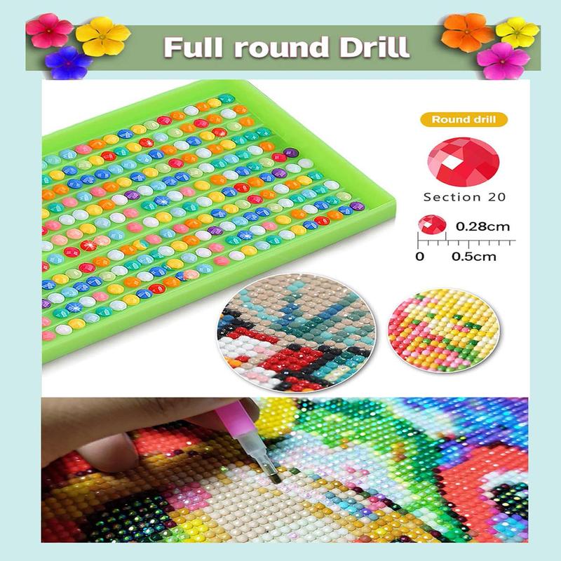 Ghost Themed Diamond Painting Kit, DIY Diamond Painting by Numbers Kit, Home Wall Craft Halloween Decoration Without Frame