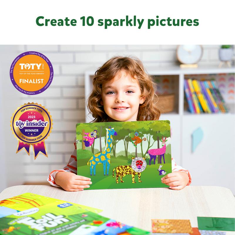 DIY Mess-Free Snip & Sparkle Foil Art Kit