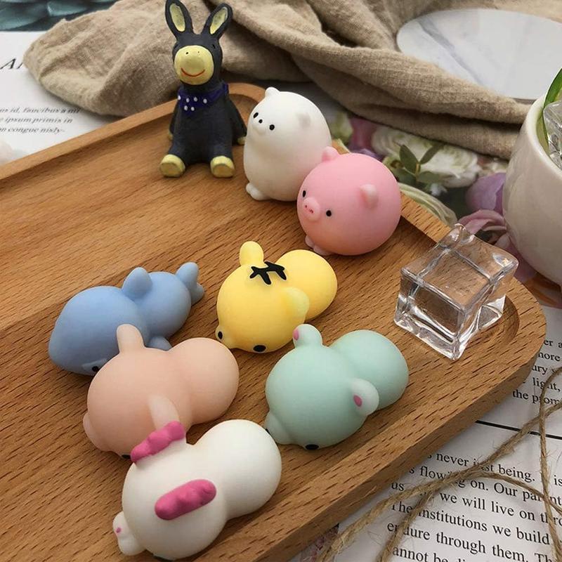 Christmas GIFT 24Pcs Mochi Squishy Toys for Kids Classroom, Stress Relief Toys Easter Egg Fillers