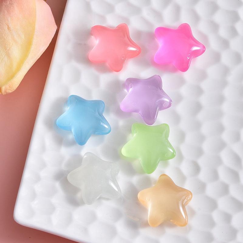 Mini Simulation Cartoon Starfish (20pcs 50pcs), DIY Handmade Jewelry Resin Accessories, Micro Landscape Ornaments For Fish Tank