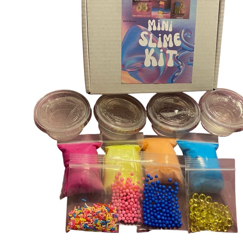 AuVi Brands Mini Slime Kit for Arts and Crafts