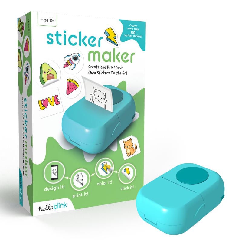 Hello Blink Sticker Maker – Create Your Own Stickers – Craft Aged 8+ from Ceaco!