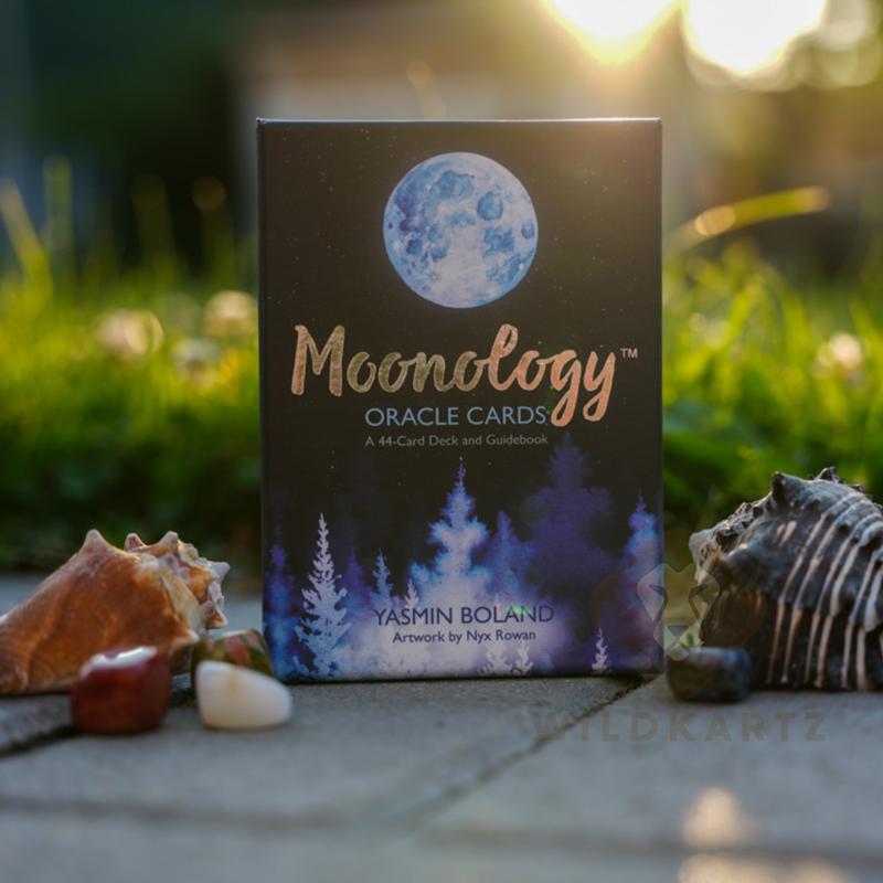 Moonology Oracle Cards: 44 Oracle Cards & Guidebook; divination tool for oracle readings, psychic readings, fortune telling, tarot card deck