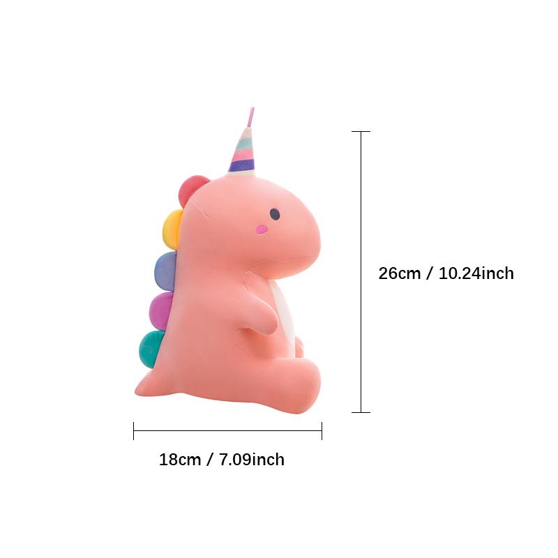 10.24 inch Cute candy Dinosaur doll Stuffed animal plush toy Bed Throw pillow cartoon decoration Children's Gifts & Holiday Gifts & Birthday Gifts