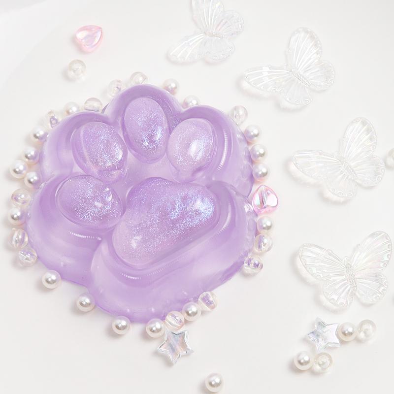 Super Sticky Cat Paw Squishy Handmade Relief Toys Taba Taba Squishy Reliever Unique Gift  For Kids or Adult Ultra soft Stress Relief Toys Cat paws squishy  squeezze toys  Reliever for adult or kids cheese  stress