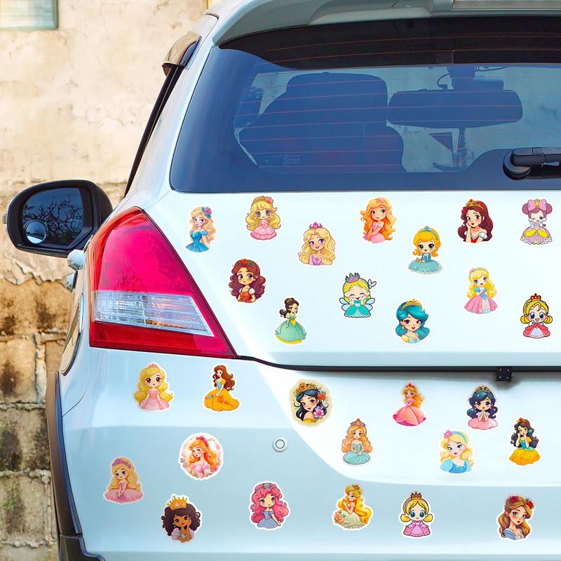 100pcs Cartoon Princess Pattern Sticker, Cute Multi-purpose Sticker For DIY Craft, Decoration, Hand Account