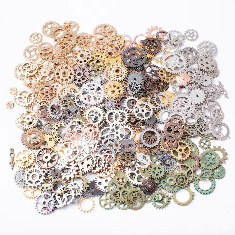 50g Random Color Vintage Ancient Bronze Gear Diy Accessories, Beading & Jewellery Making Supplies