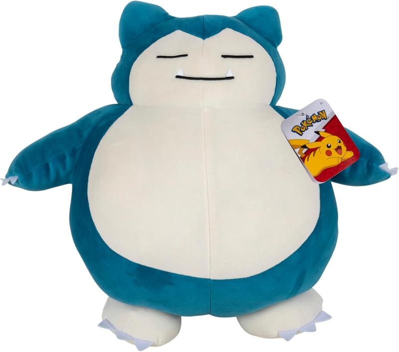 Pokemon Snorlax Pillow Cushion Children's Birthday Christmas Party Gift, Super Soft Material Safe, Soft Plush Doll Cute Plush Toy, Suitable for Boys and Girls, 25cm 30cm