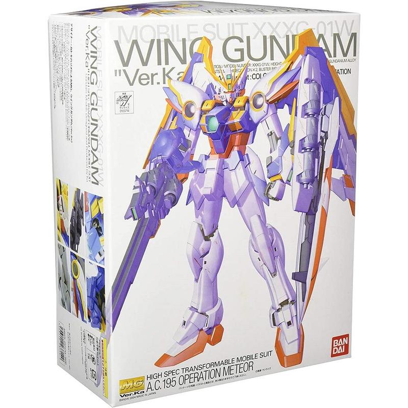 Bandai Hobby Gundam Wing XXXG-01W Wing Gundam Ver.Ka MG 1 100 Model Kit