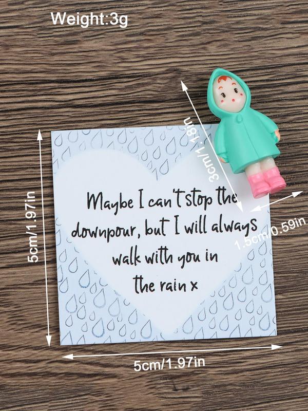 Rainy Day Themed Cartoon Character Accessories, Cute Cartoon Character Accessories, DIY Jewelry Making Supplies for Holiday Party Favors