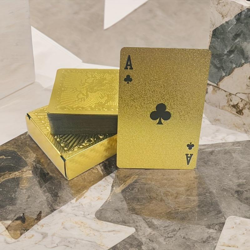 1 Deck Matte Golden Dragon PVC Playing Cards, Durable Hardened Poker Set