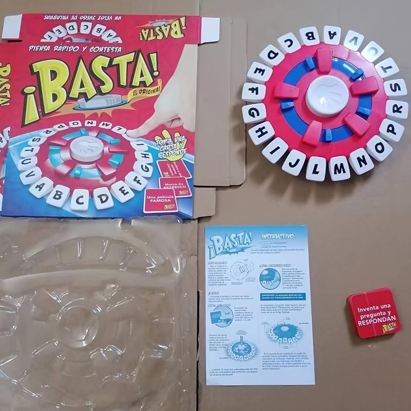 A Unique Strategy Board Game-Limited Edition, Word Game to Stimulate Thinking and Challenge Speed, Suitable for Family Education Games over 14 Years Old, Using Durable PVC Material, spanish Version-Ideal Gift (Tapple Game Spanish Version)