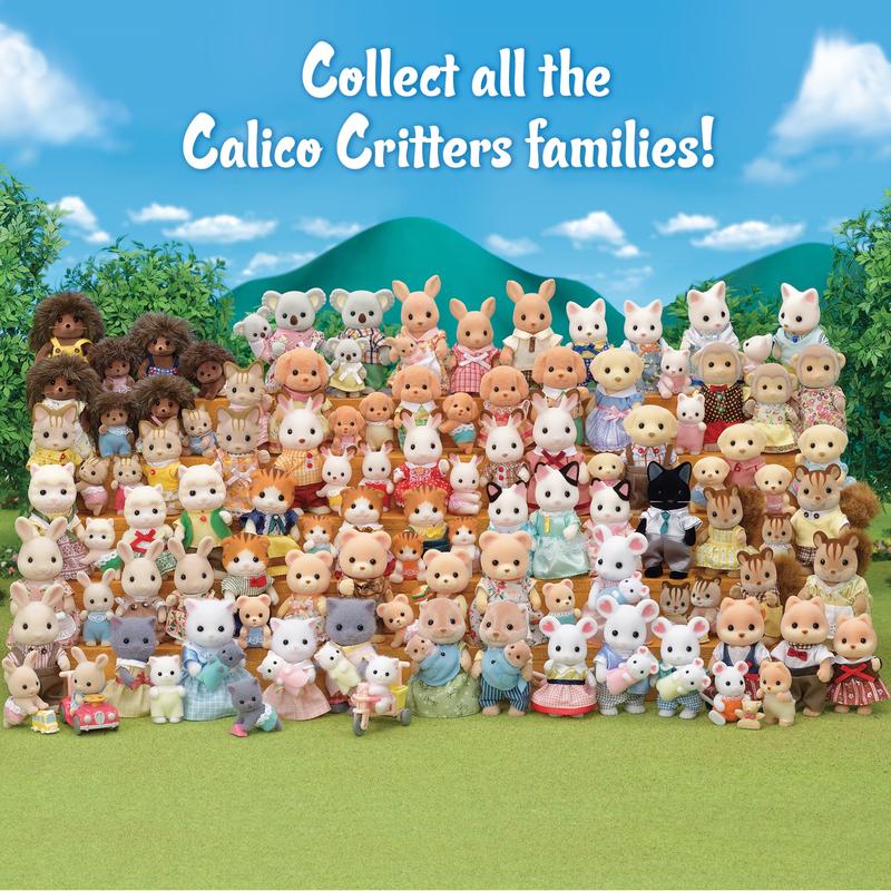 Calico Critters French Bulldog Family, Set of 6 Collectible Doll Figures, Online Exclusive