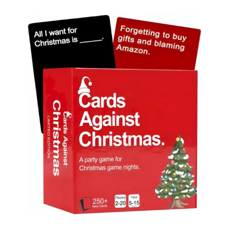 Cards Against Christmas - Game for ChristmasNights,A Party Cards Game for Christmas GameNight,250+ Question Cards Expansion Set,Conversation Card Games for Adults Parties