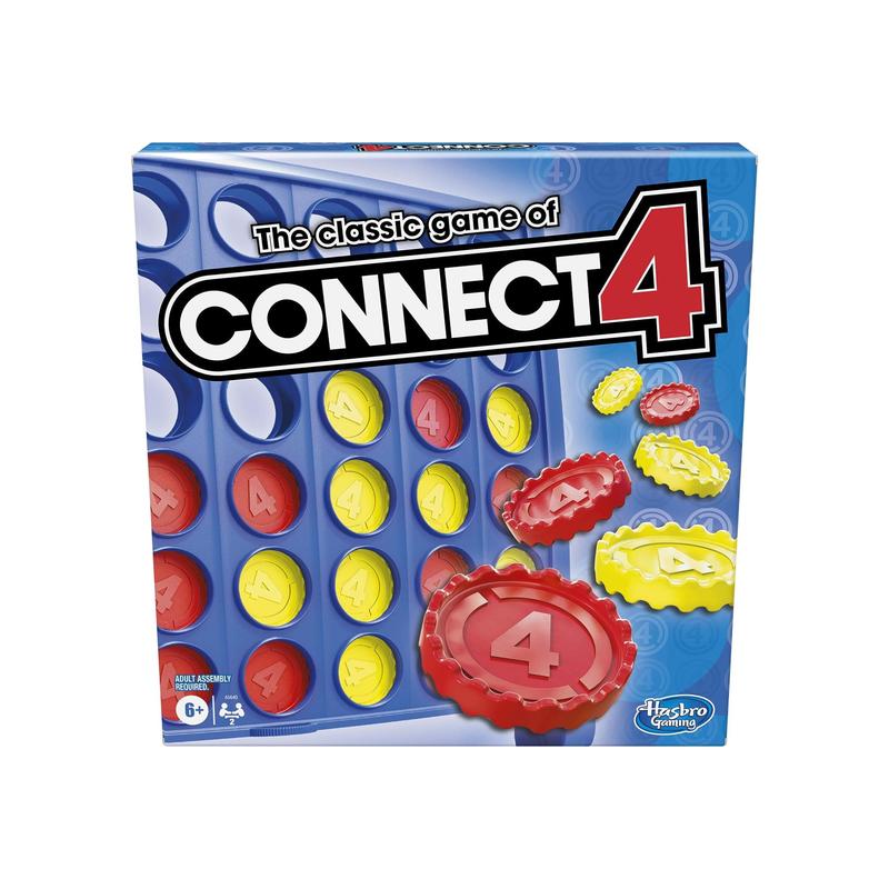 Hasbro Gaming Connect 4 Classic Grid,4 in a Row Game,Strategy Board Games for 2 Players, for Family