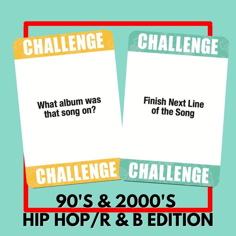 Lyrically Correct Music Trivia Card Game | Multi-Generational Family Gatherings, Adult Game Night and Fun Trivia (90's and 2000's Hip Hop and R&B)